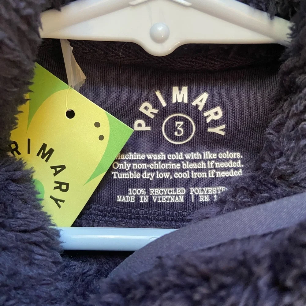 Primary Teddy Fleece pullover hoodie